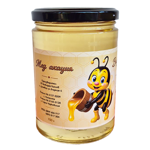 Мед от акация - пчелен мед Bugi Bee Family 