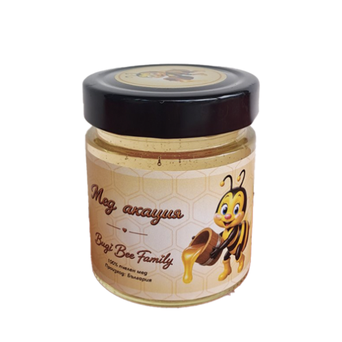 Мед от акация - пчелен мед Bugi Bee Family 