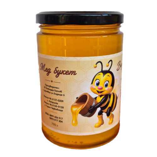 Мед букет - пчелен мед Bugi Bee Family 